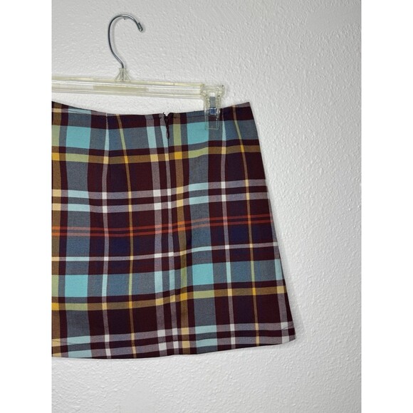 Urban Outfitters Women’s Mini Skirt Size Small Tartan Plaid Academia School Girl - Picture 10 of 12